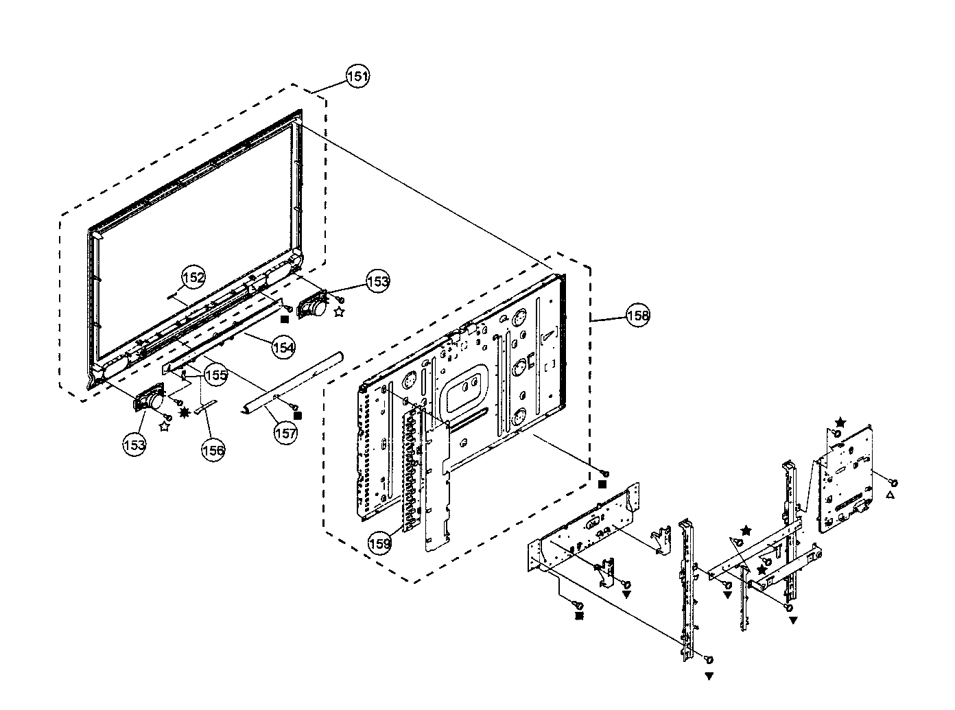 BEZEL/LCD PANEL ASSY