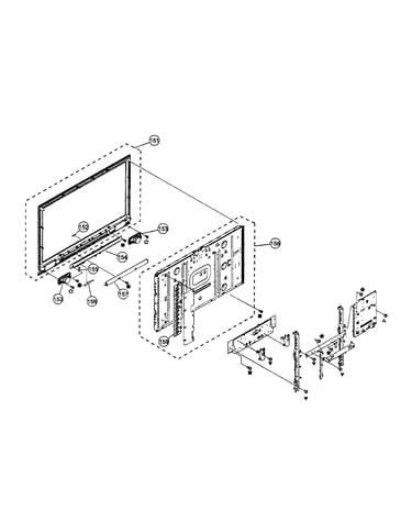 Bezel/lcd panel assy