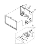 Rear cover/stand assy