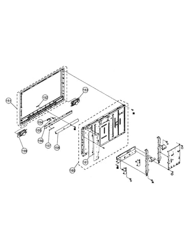 Bezel/lcd panel assy