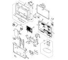 Sharp LC-32SB24U cabinet/mechanical parts diagram