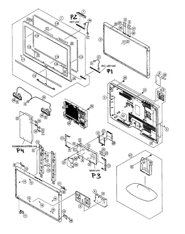 Cabinet/mechanical parts