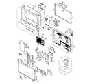 Sharp LC-32D44U cabinet/mechanical parts diagram