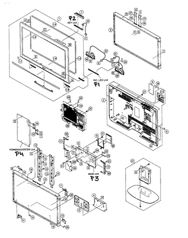Cabinet/mechanical parts