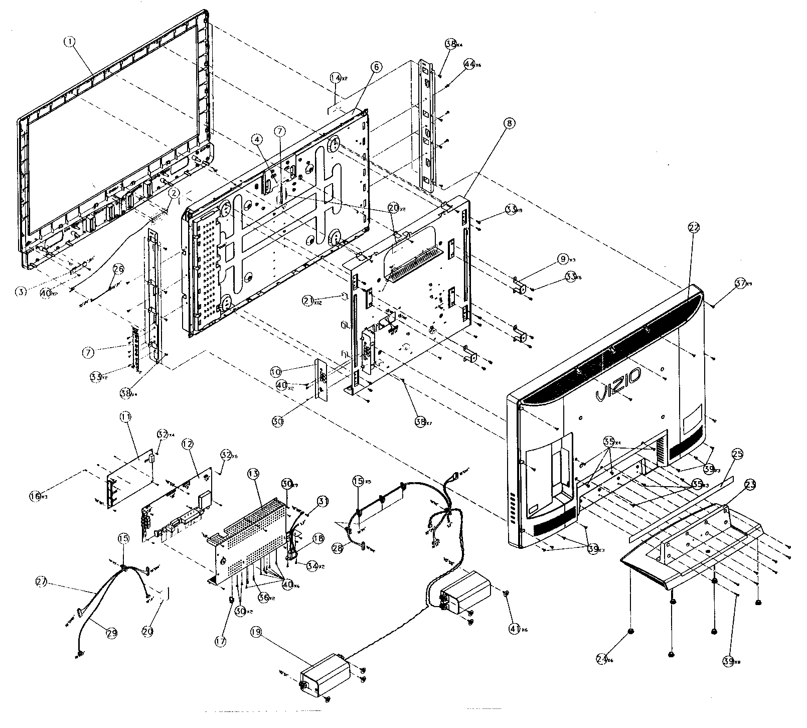 Cabinet parts