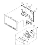 Rear cover/stand assy