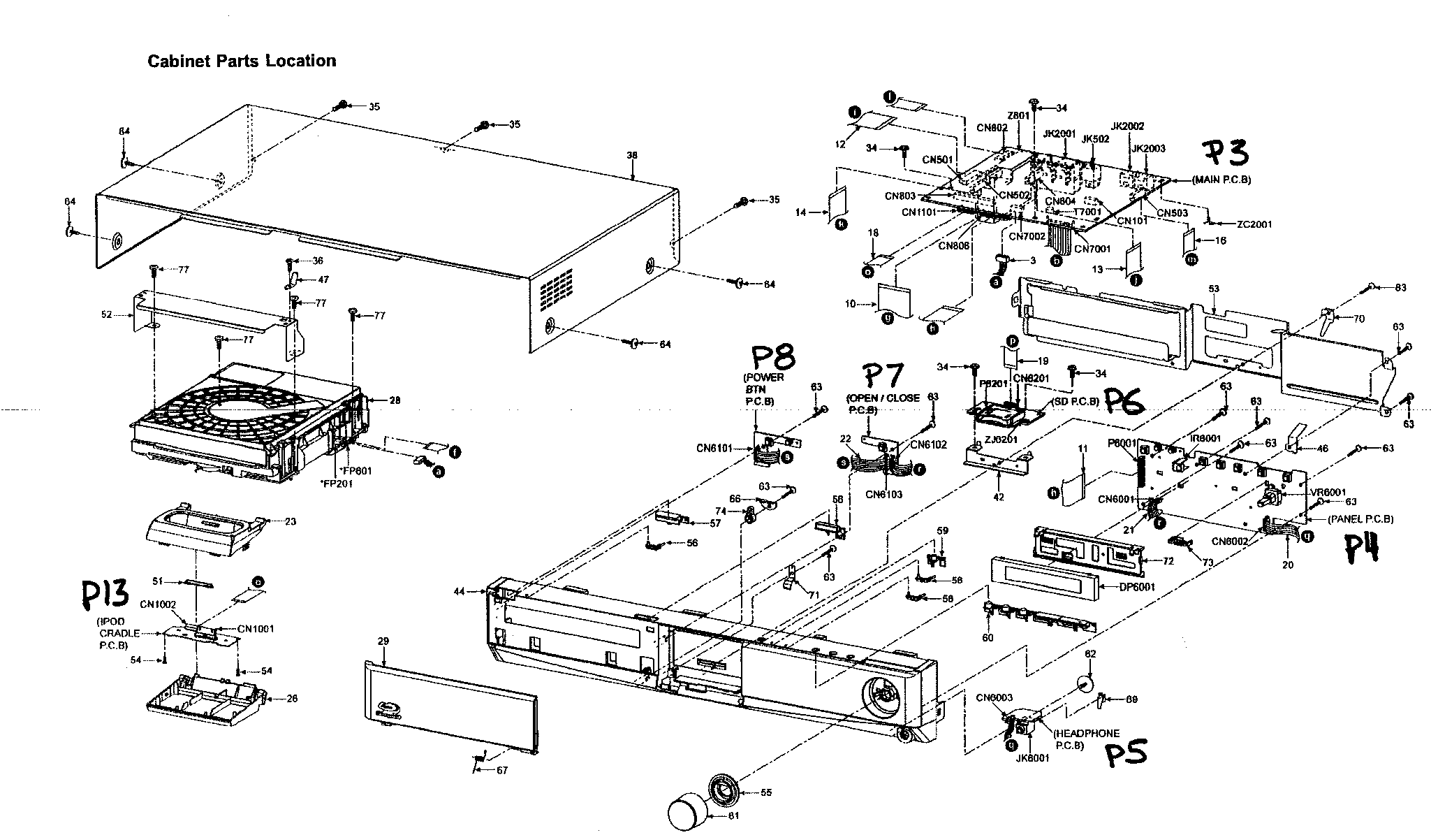 Cabinet parts 1