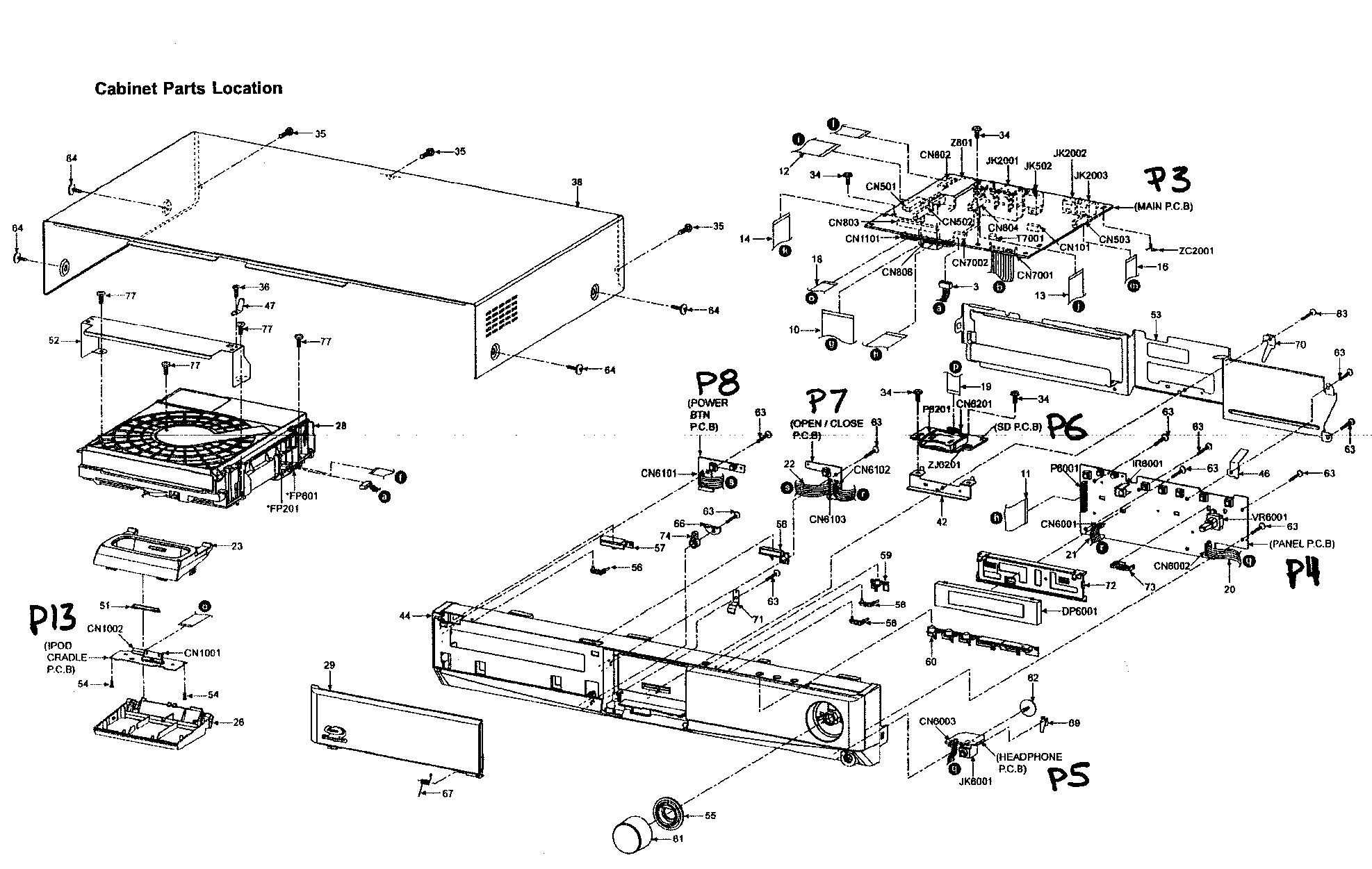 Cabinet parts 1
