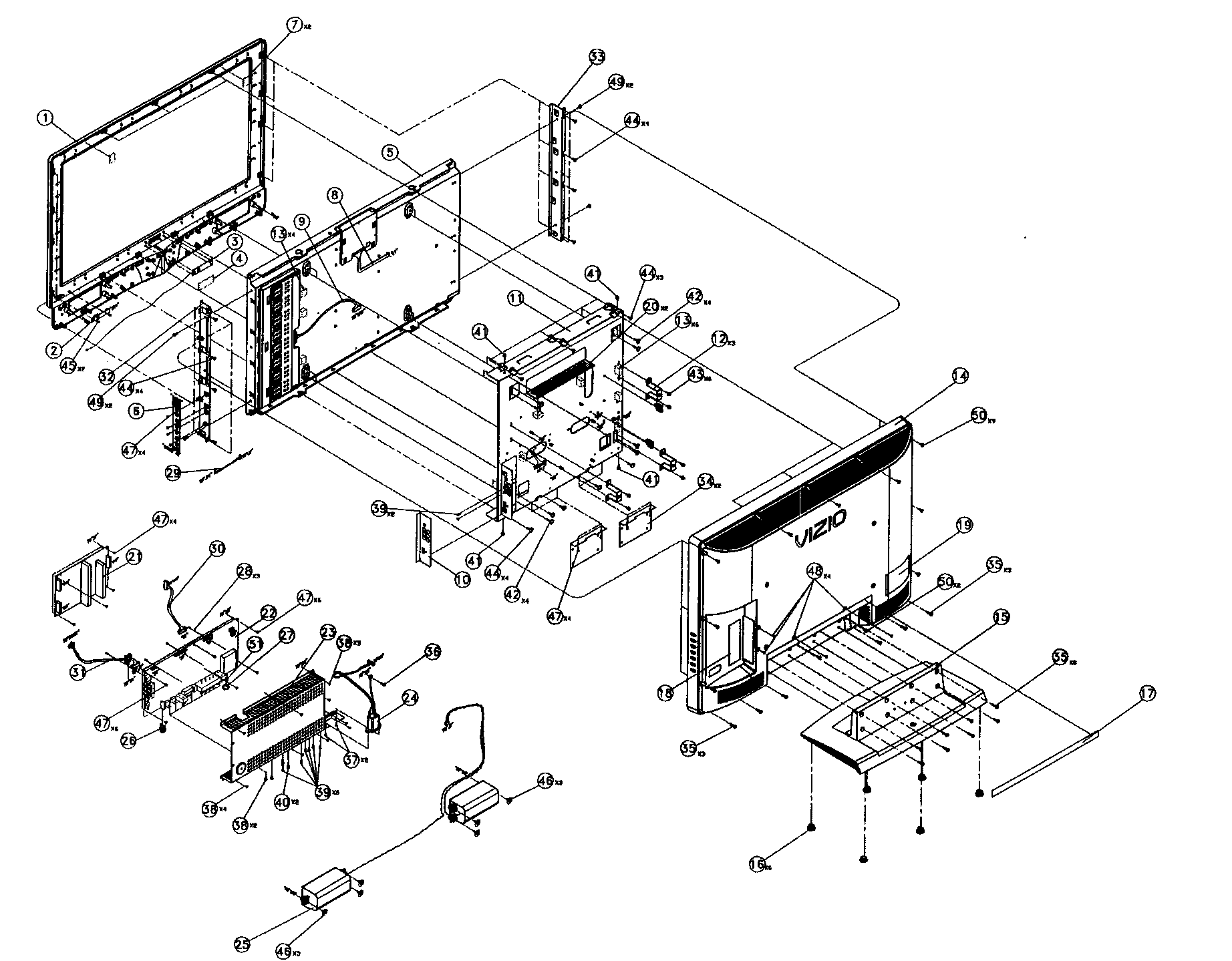 Cabinet parts