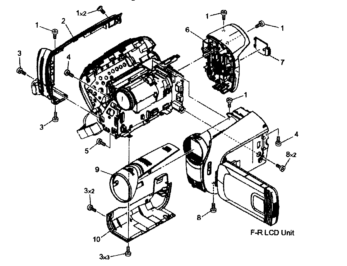 Casing parts 1