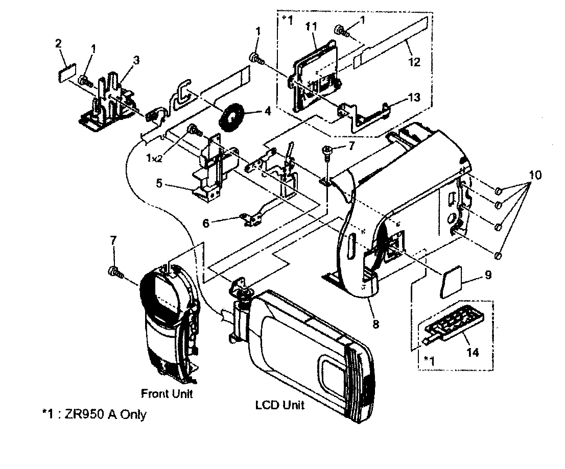 F-R LCD UNIT