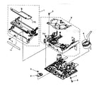 Canon ZR900A mechanical chassis diagram