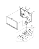 Rear cabinet parts/stand