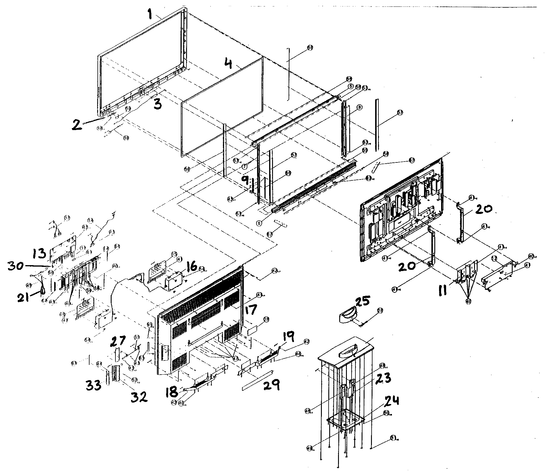 CABINET PARTS