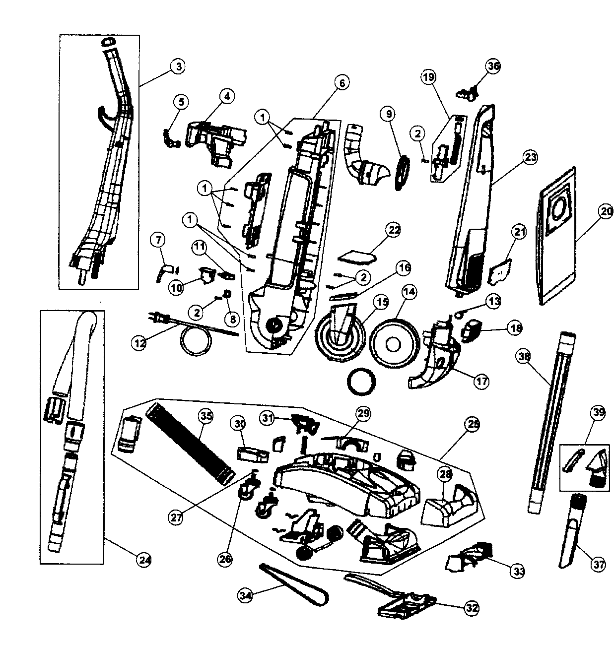 Vacuum assy
