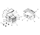 Craftsman 706954350 tool box diagram