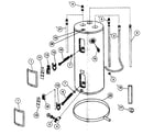 AO Smith PXHT40 water heater diagram