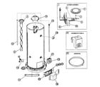 AO Smith FCV40 water heater diagram