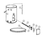 AO Smith ELJC6 water heater diagram