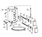 AO Smith ECJN40 water heater diagram