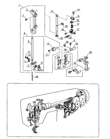 Needle bar assy