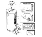 AO Smith FCG75250 water heater diagram