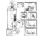 AO Smith FPSH50270 water heater diagram