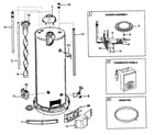 AO Smith XVR30 water heater diagram