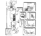 AO Smith GPSH40101 water heater diagram