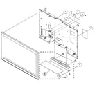 Sony KDL-46WL135 cabinet parts diagram