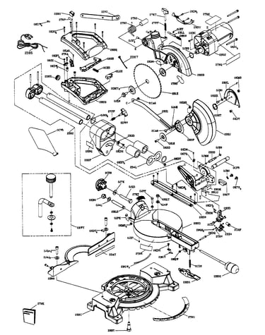 Miter saw assy