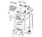Kenmore Pro 40140483800 cabinet parts diagram