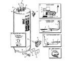 AO Smith FPSH75260 water heater diagram