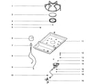 Weber S-670LP burner assy diagram