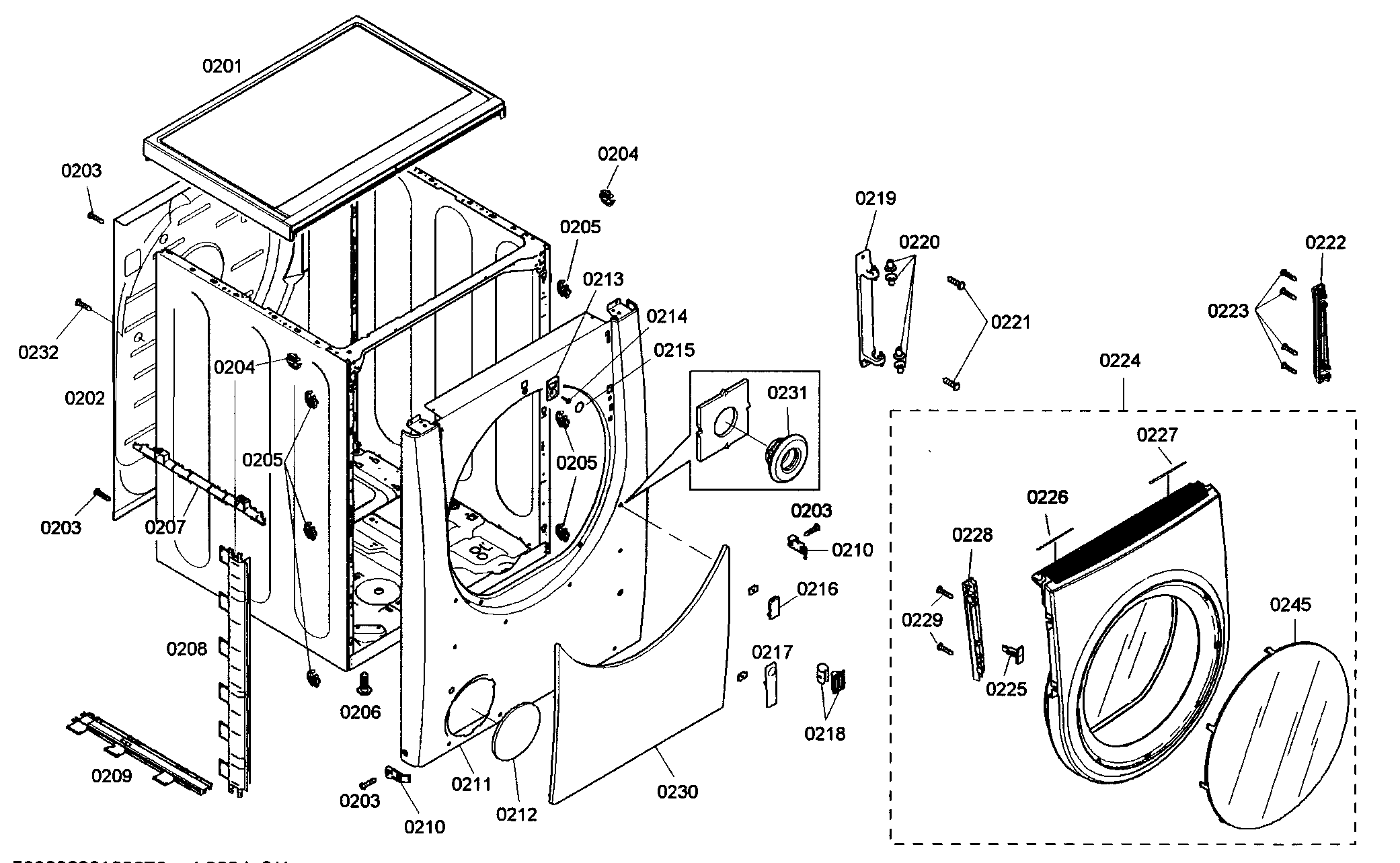 Cabinet parts