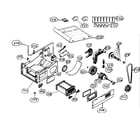 Bosch WTL5410UC/10 motor assy diagram