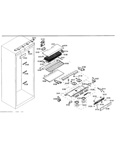 Refrigerator cabinet parts