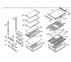 Bosch B30IR70NSP/07 shelf assy 1 diagram