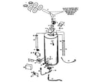 AO Smith GPDX75100 water heater diagram