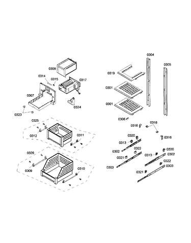Drawers assy