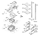 Bosch B18IF70NSP/07 drawers assy diagram