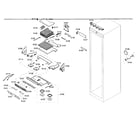 Bosch B24ID80NRP/01 cabinet assy diagram