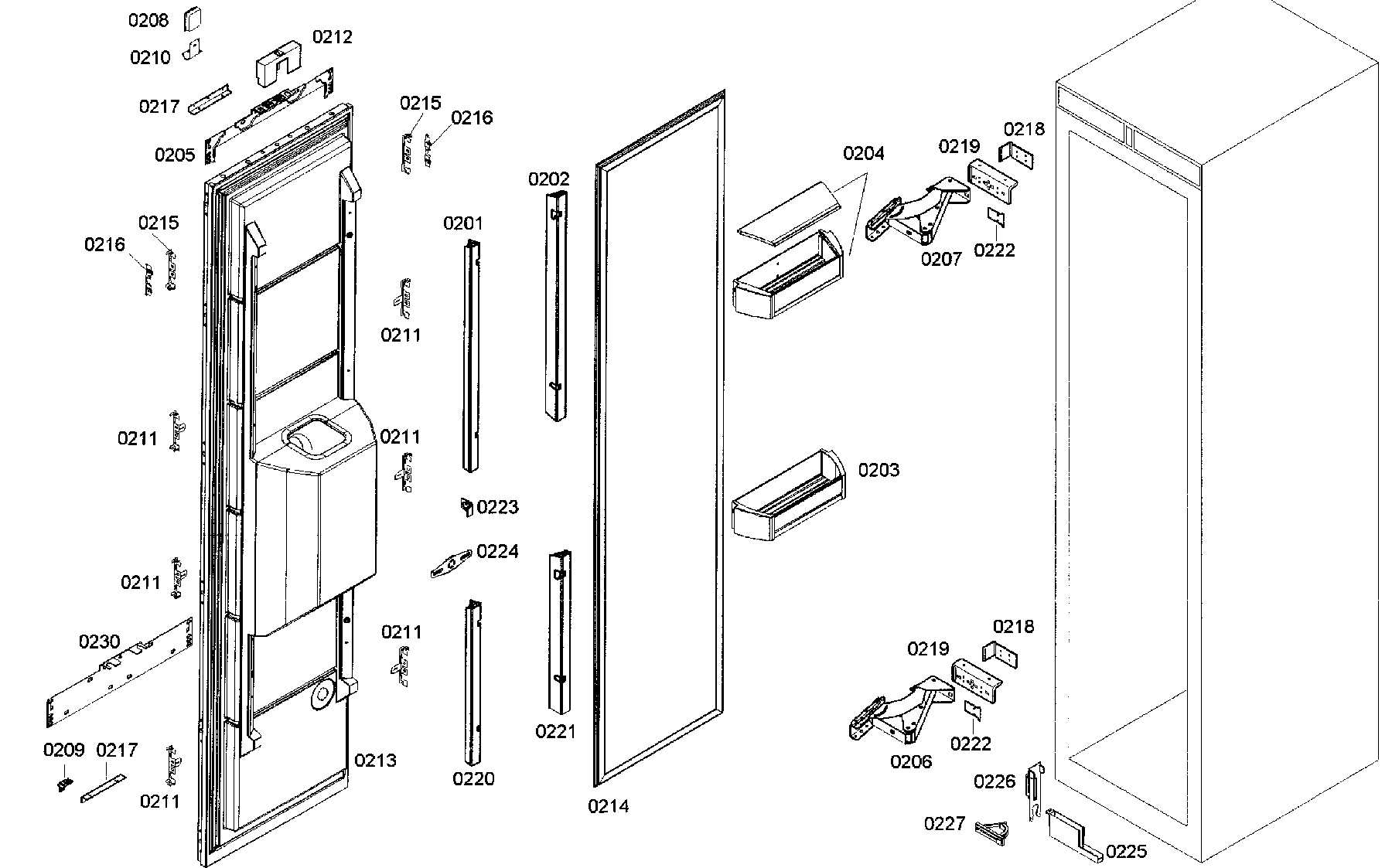 Door assy
