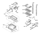 Bosch B24ID80NRP/01 drawers assy diagram