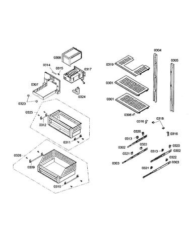 Drawers assy