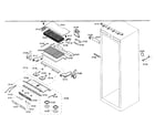 Bosch B30IF70NSP/06 cabinet assy diagram