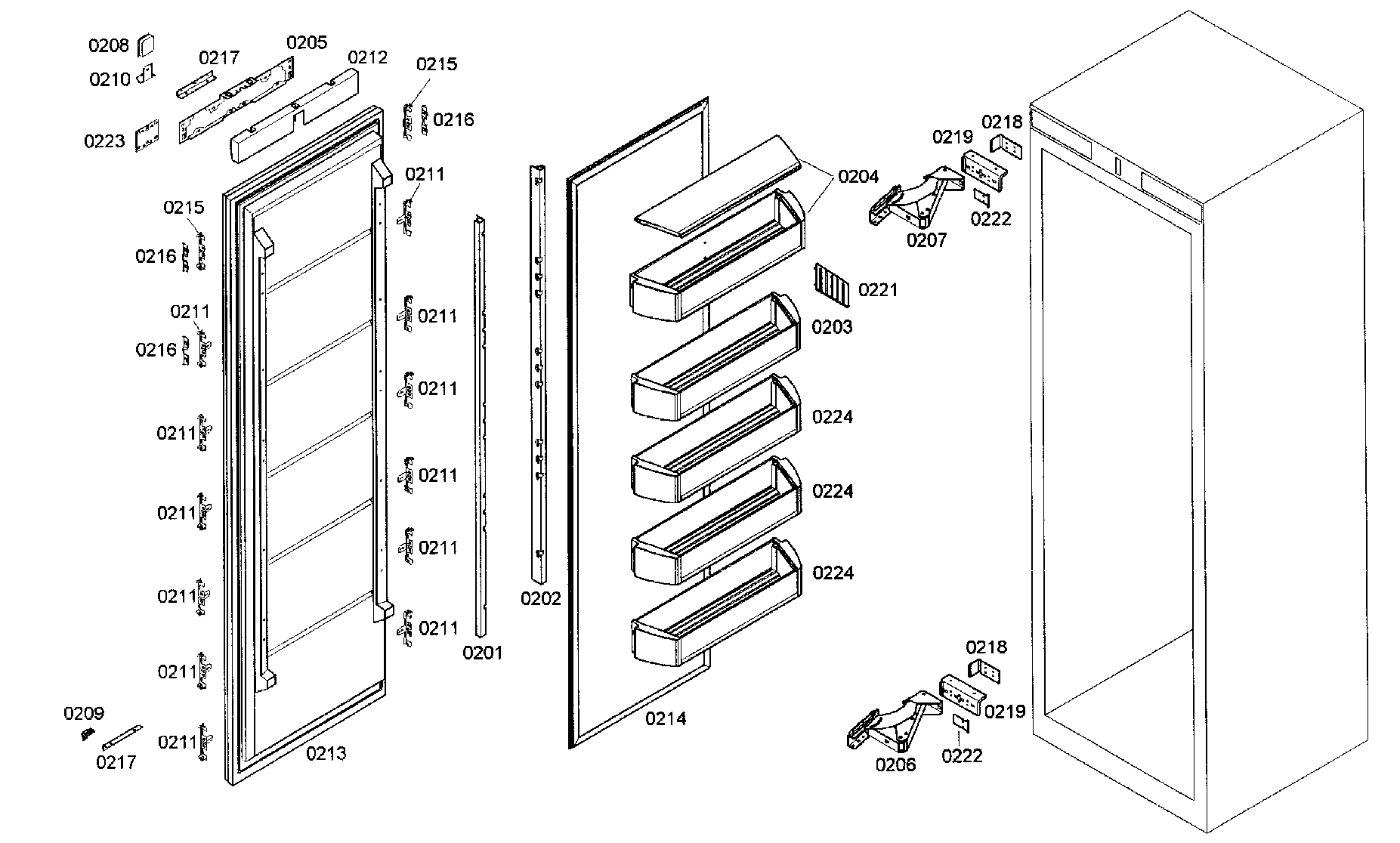 Door assy