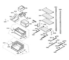 Bosch B30IF70NSP/06 drawers assy diagram