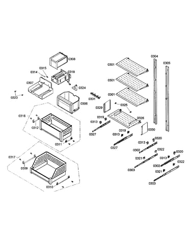 Drawers assy