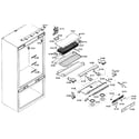 Bosch B36IT70NNP/08 cabinet assy diagram